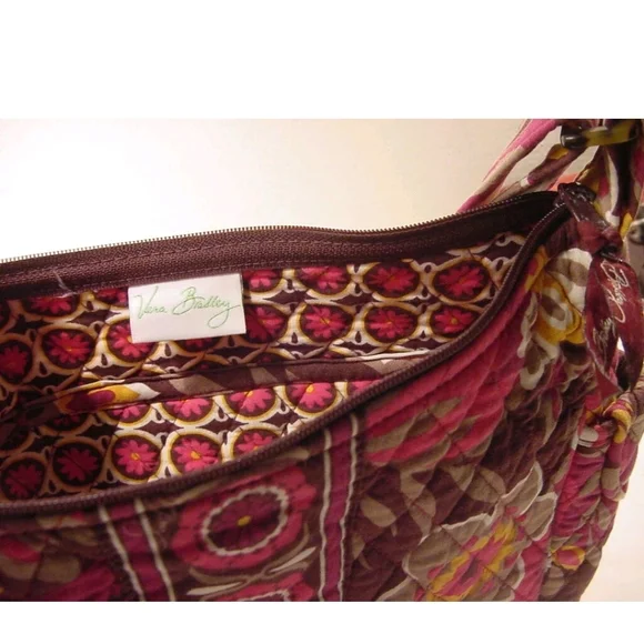 Vera Bradley Vibrant Floral Quilted Tote Bag EUC - Picture 3 of 4